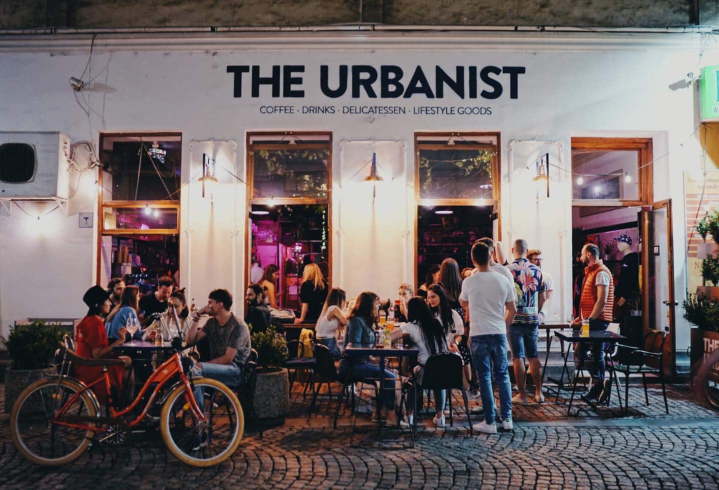 Cafeneaua The Urbanist din Bucuresti.