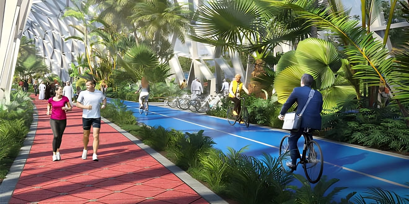 Proiectul The Loop: 93 de km de autostradă climatizată în Dubai 3 design ultramodern Dubai