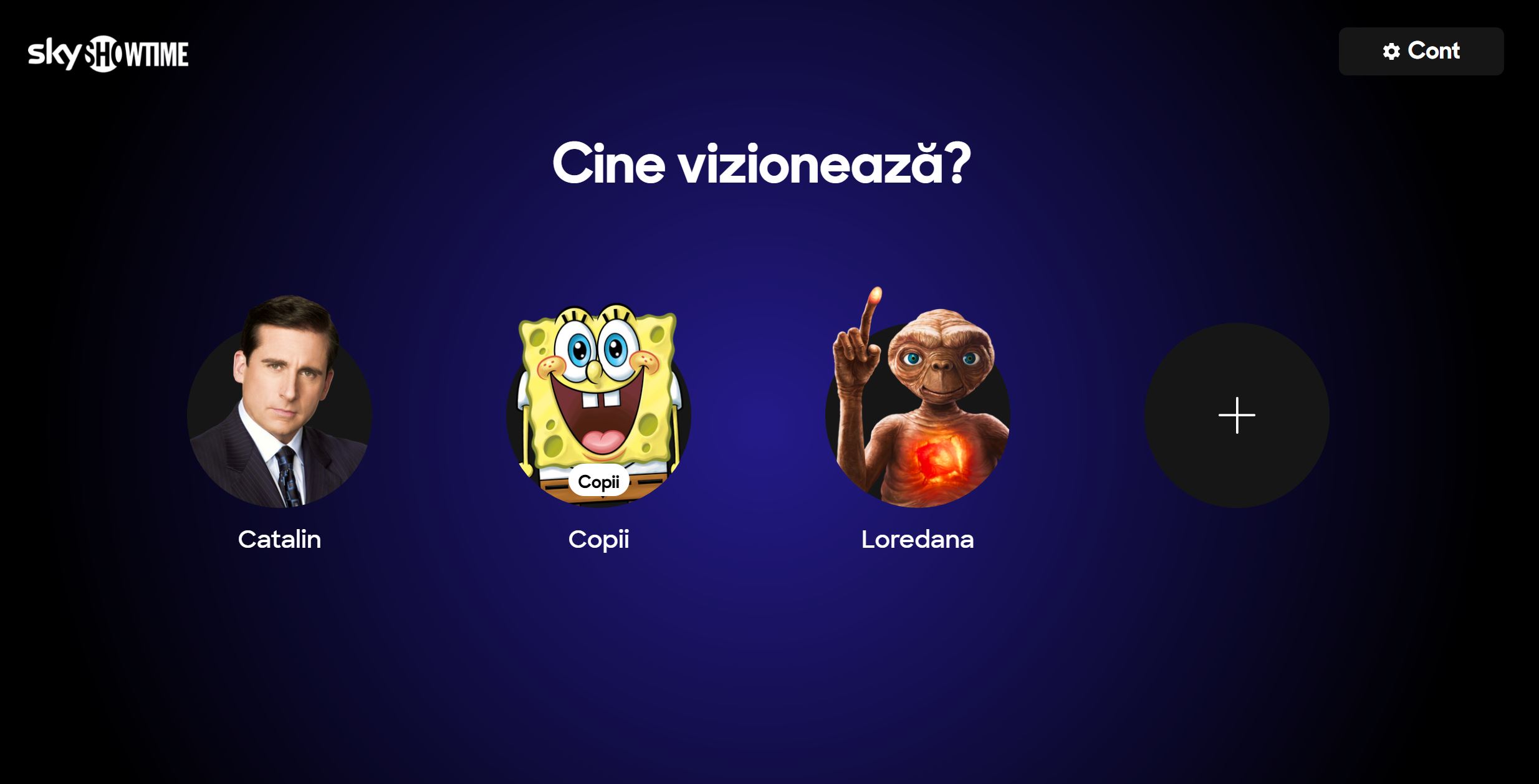 Câte profiluri îți poți face pe SkyShowtime Romania?