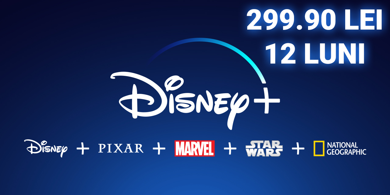 promotie Disney Plus pentru abonamentul pe 12 luni